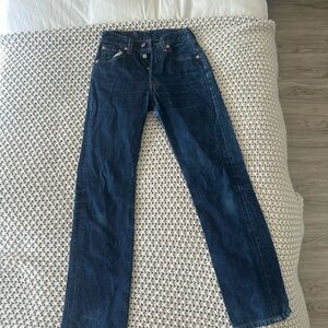 Vintage Levi’s 501 size 25 Blue Denim Jeans